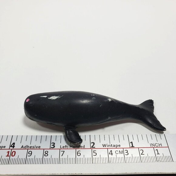 AAA 3.5" Sperm Whale Dolphin Killer Whale Figures Lot 3 Miniatures - Picture 5 of 16